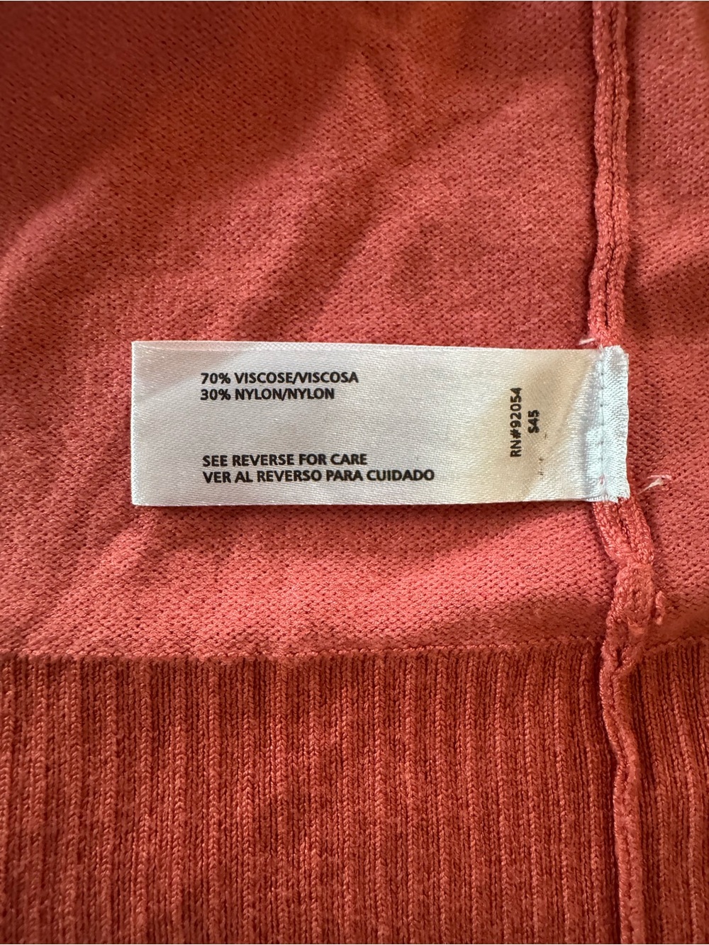 Everyday Open-Front Cardigan in Rust - Picture 4 of 6